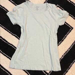 J. Crew Soft Sky Blue Short Sleeve Tee
